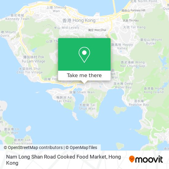 Nam Long Shan Road Cooked Food Market map
