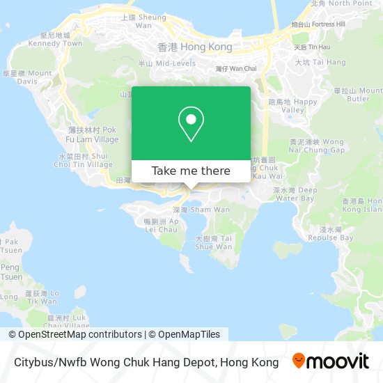 Citybus / Nwfb Wong Chuk Hang Depot map