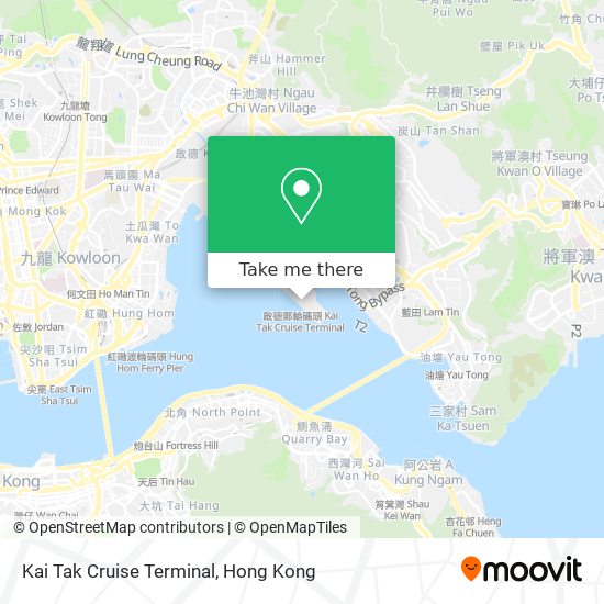 Kai Tak Cruise Terminal地圖