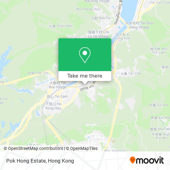 Pok Hong Estate map