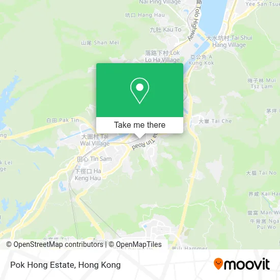 Pok Hong Estate map