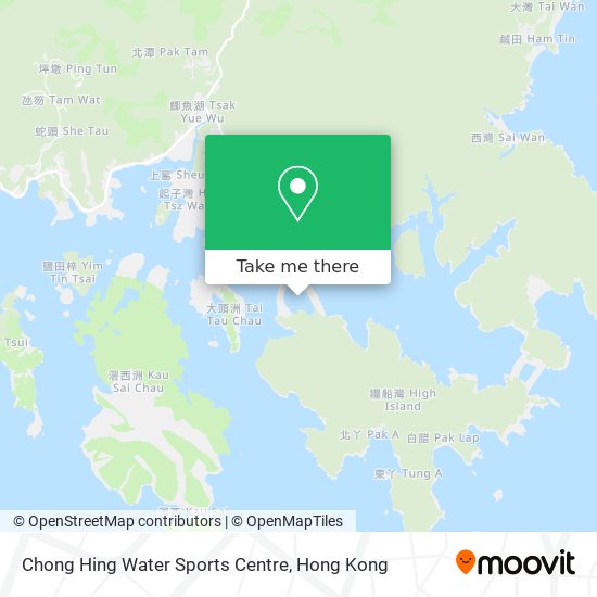 Chong Hing Water Sports Centre map