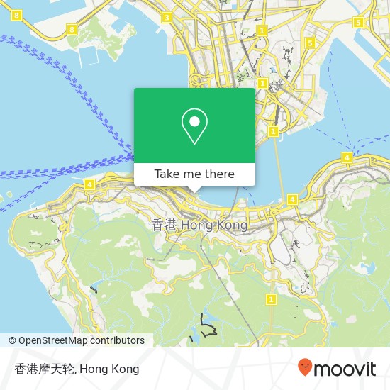 香港摩天轮 map