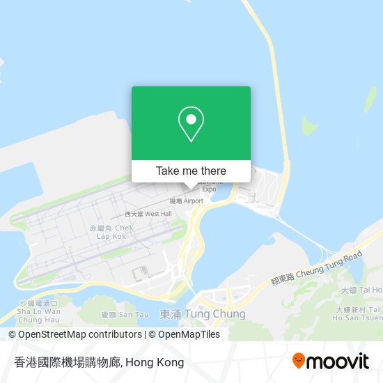 香港國際機場購物廊 map