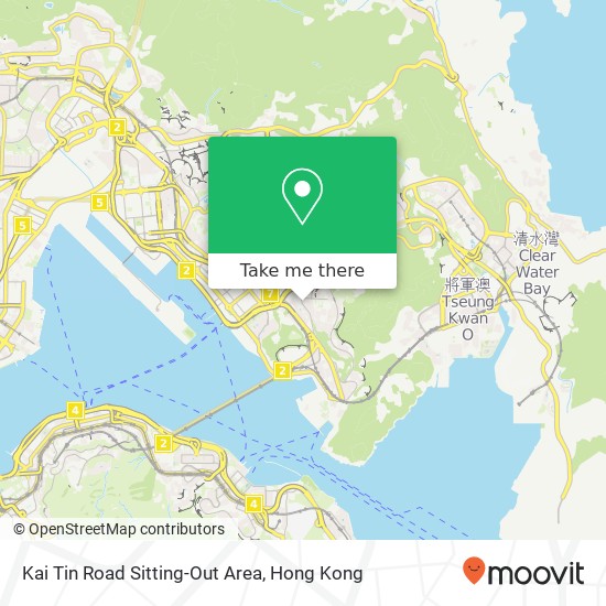 Kai Tin Road Sitting-Out Area map