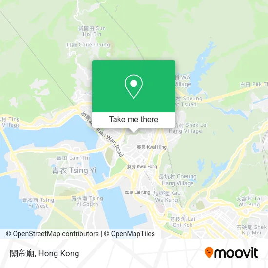 關帝廟 map