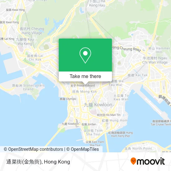 通菜街(金魚街) map