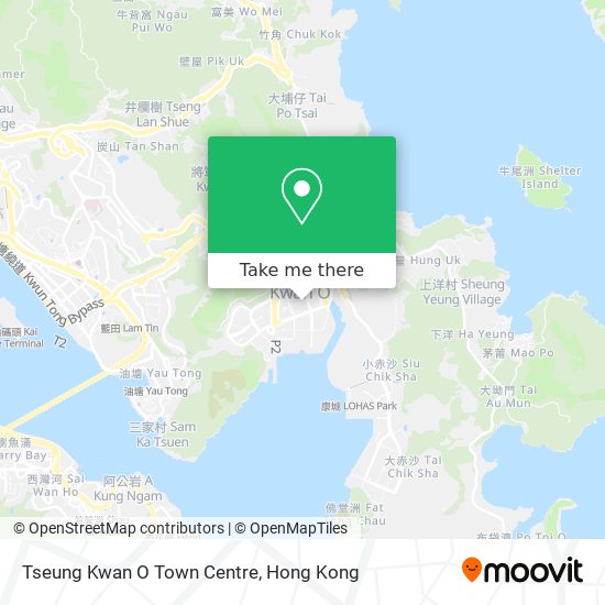 Tseung Kwan O Town Centre map