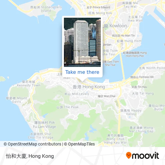 怡和大廈地圖