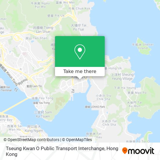 Tseung Kwan O Public Transport Interchange map