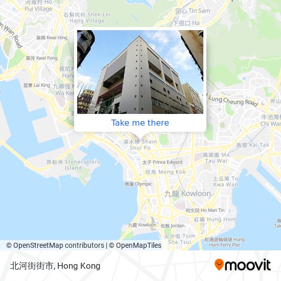 北河街街市 map