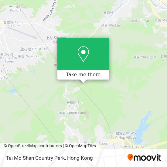 Tai Mo Shan Country Park map