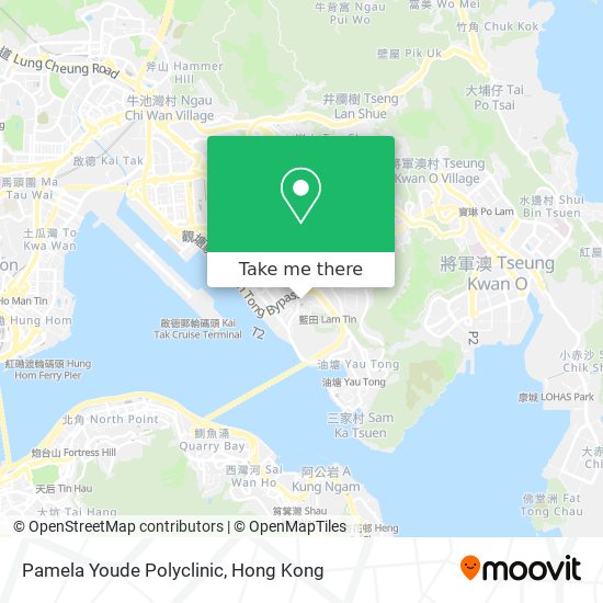 Pamela Youde Polyclinic map