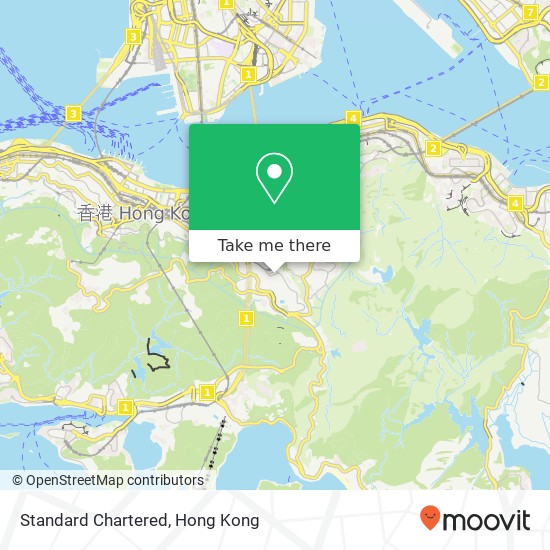 Standard Chartered map