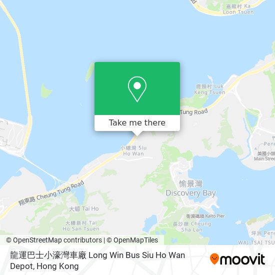 龍運巴士小濠灣車廠 Long Win Bus Siu Ho Wan Depot map