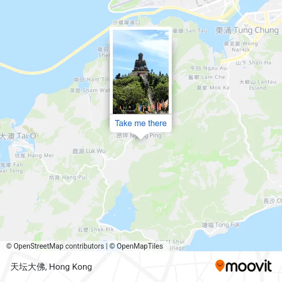 天坛大佛地圖