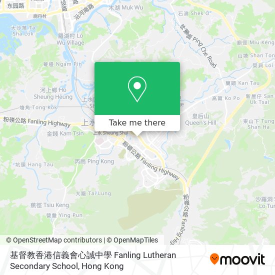 基督教香港信義會心誠中學 Fanling Lutheran Secondary School map