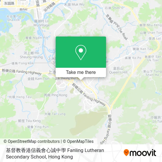 基督教香港信義會心誠中學 Fanling Lutheran Secondary School map