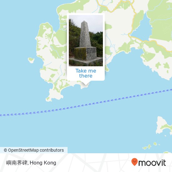嶼南界碑 map