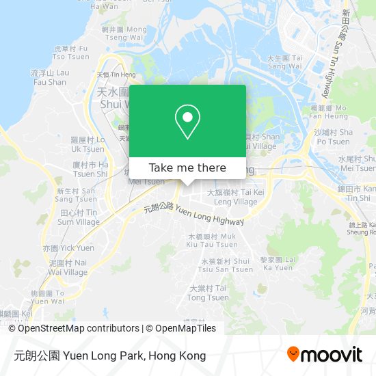 元朗公園 Yuen Long Park map