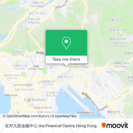 友邦九龍金融中心 Aia Financial Centre map