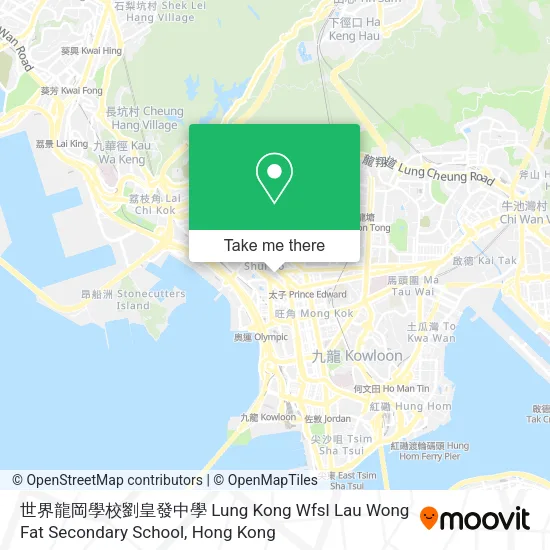 世界龍岡學校劉皇發中學 Lung Kong Wfsl Lau Wong Fat Secondary School地圖
