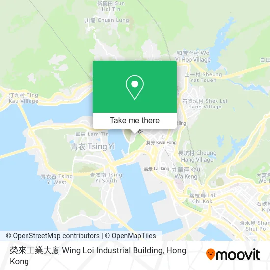 榮來工業大廈 Wing Loi Industrial Building map