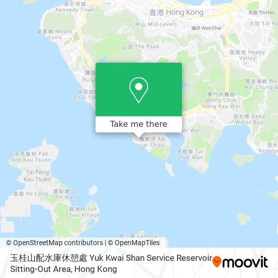 玉桂山配水庫休憩處 Yuk Kwai Shan Service Reservoir Sitting-Out Area map
