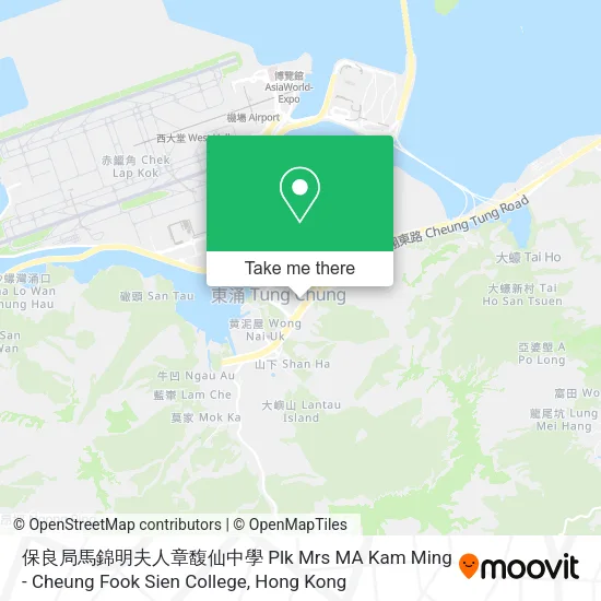 保良局馬錦明夫人章馥仙中學 Plk Mrs MA Kam Ming - Cheung Fook Sien College地圖