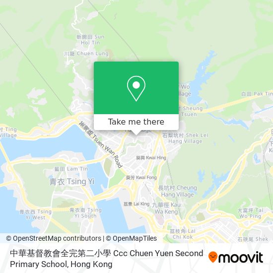 中華基督教會全完第二小學 Ccc Chuen Yuen Second Primary School map