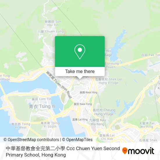 中華基督教會全完第二小學 Ccc Chuen Yuen Second Primary School地圖