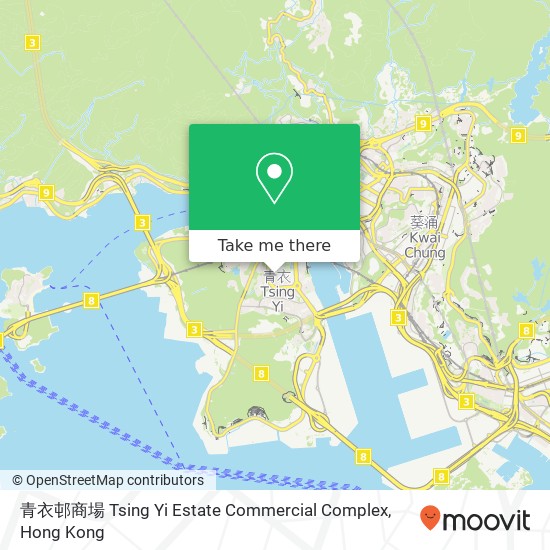 青衣邨商場 Tsing Yi Estate Commercial Complex map