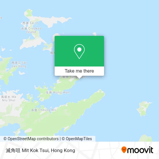 滅角咀 Mit Kok Tsui map