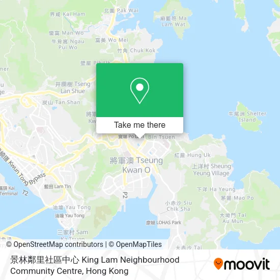 景林鄰里社區中心 King Lam Neighbourhood Community Centre map