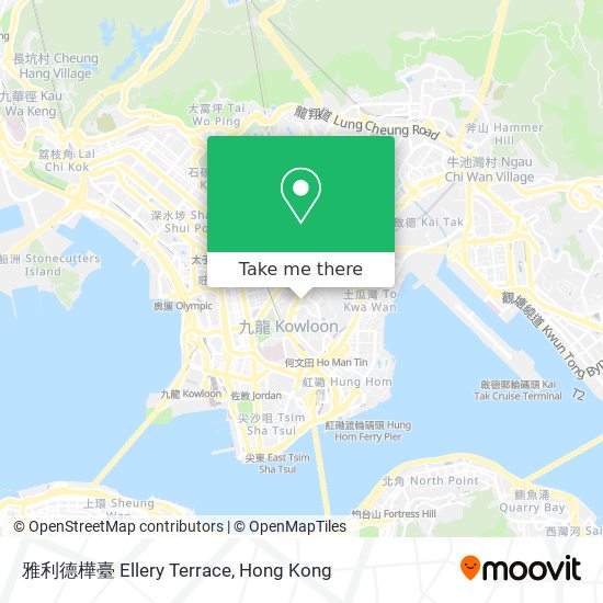 雅利德樺臺 Ellery Terrace map