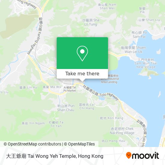 大王爺廟 Tai Wong Yeh Temple map