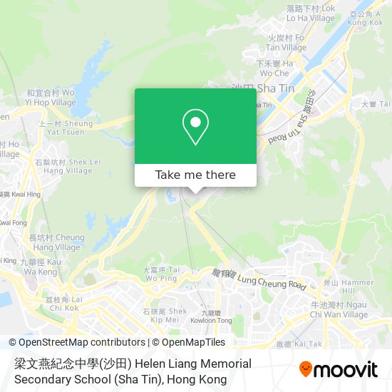 梁文燕紀念中學(沙田) Helen Liang Memorial Secondary School (Sha Tin) map