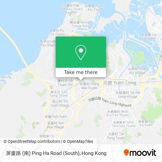 屏廈路 (南) Ping Ha Road (South) map