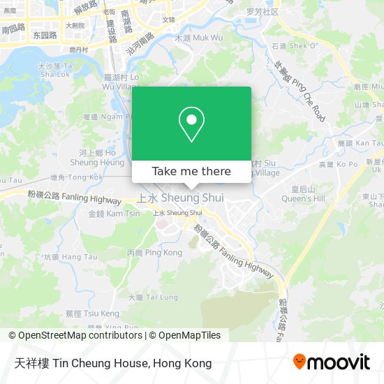 天祥樓 Tin Cheung House map