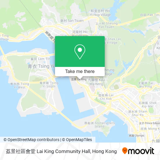 荔景社區會堂 Lai King Community Hall地圖