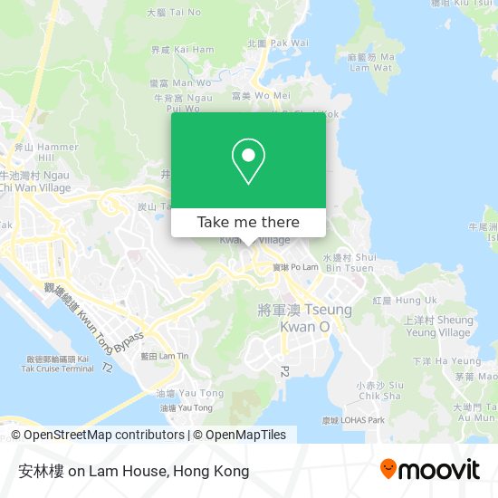 安林樓 on Lam House map