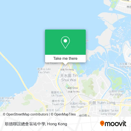 順德聯誼總會翁祐中學地圖