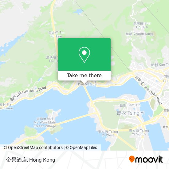 帝景酒店 map