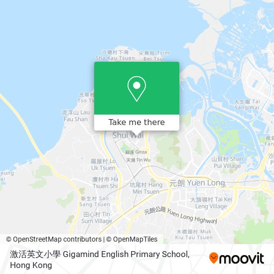 激活英文小學 Gigamind English Primary School map