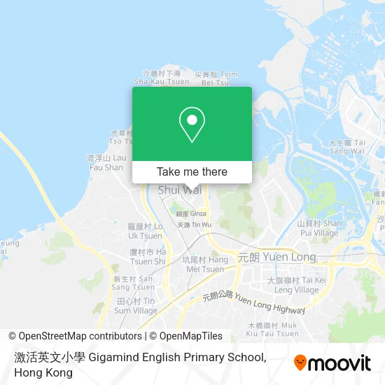 激活英文小學 Gigamind English Primary School地圖
