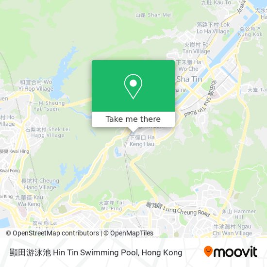 顯田游泳池 Hin Tin Swimming Pool map