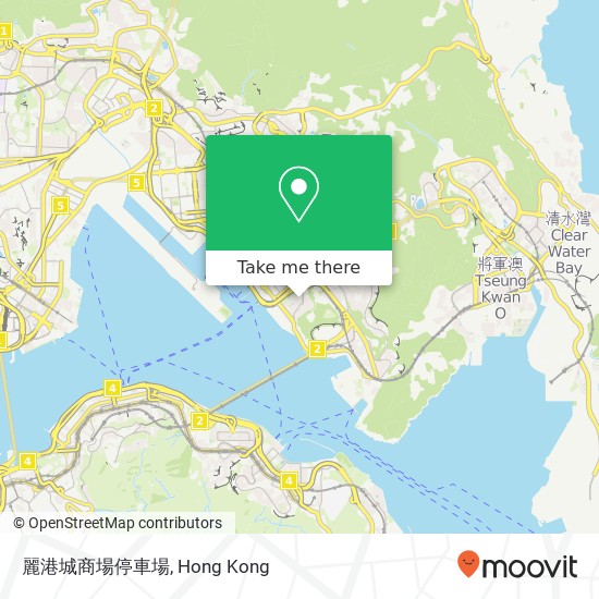 麗港城商場停車場地圖