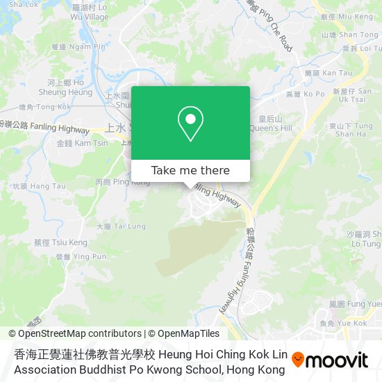 香海正覺蓮社佛教普光學校 Heung Hoi Ching Kok Lin Association Buddhist Po Kwong School map