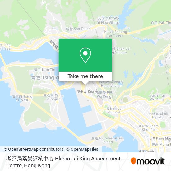 考評局荔景評核中心 Hkeaa Lai King Assessment Centre map