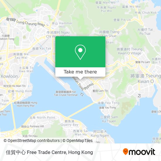 佳貿中心 Free Trade Centre map